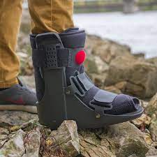Air Cast Boot for broken foot. How to apply air cast properly?