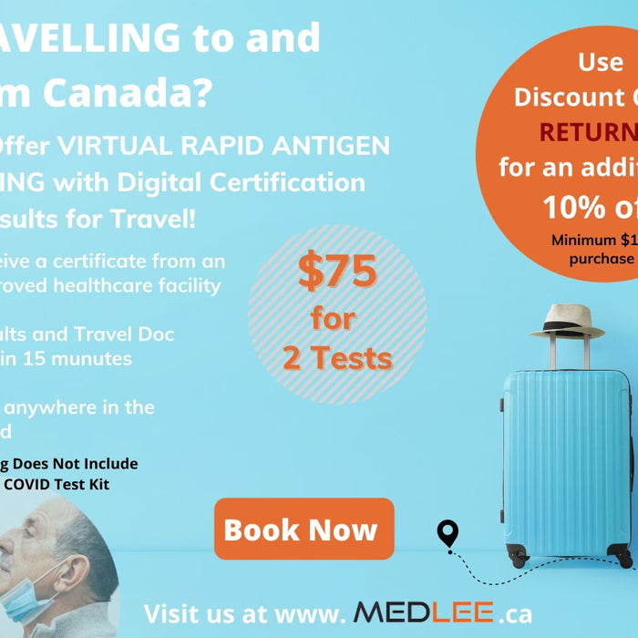Virtual/ At home Rapid Antigen Testing with Digital Certification of Results for Travel!
