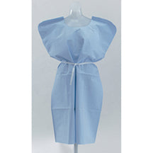 DISPOSABLE EXAM GOWN 3PLY TISSUE/POLY/TISSUE CONSTRUCTION, 50 PCS/ CASE