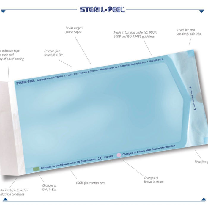 Medical Packaging STERIL-PEEL Sterilization Pouches