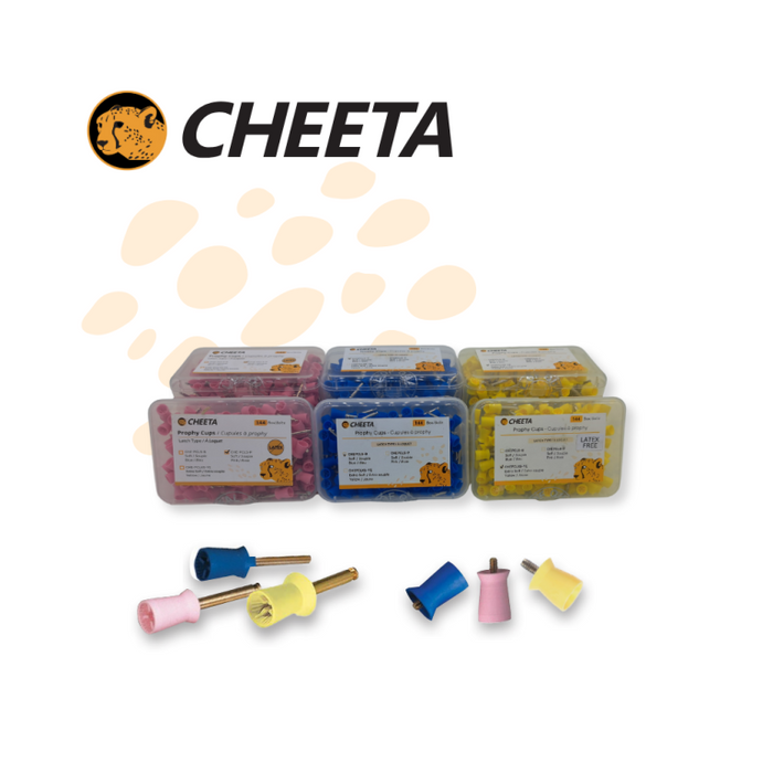 CHEETA Prophy Cups Latch: 144/box