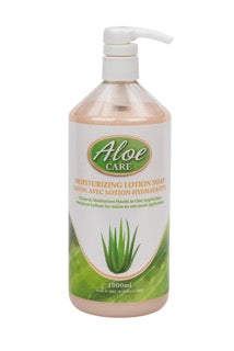 Aloe-Care Moisturizing Lotion Hand Soap 1000ml Pump Bottle , 6 bottles/case