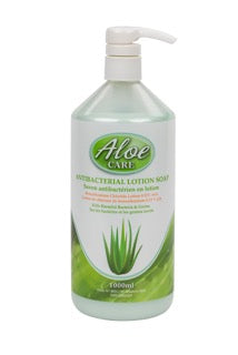 Aloe-Care Anti-Bacterial Lotion Hand Soap 1000ml Pump Bottle, 6 bottles/case