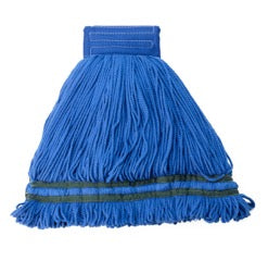 Microfiber Traditional String Mop Style 18 Oz Blue Case/6 Each — MEDLEE
