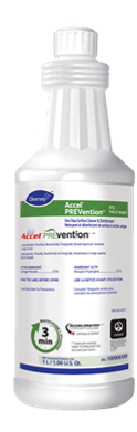 Accel Prevention Virox 3 Minute One-Step Surface Disinfectant/Sanitizer Solution Ready-To-Use 946ml