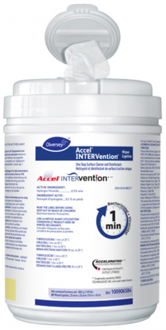 Accel Intervention Virox 1 Minute One -Step Surface Disinfectant Wipe ...