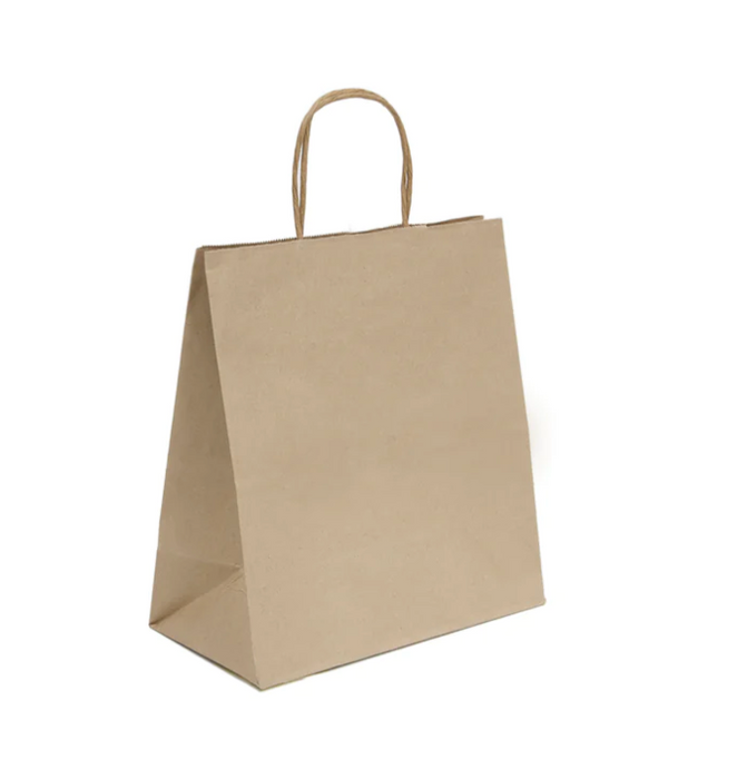 Recycled Kraft Paper Shopping Bags