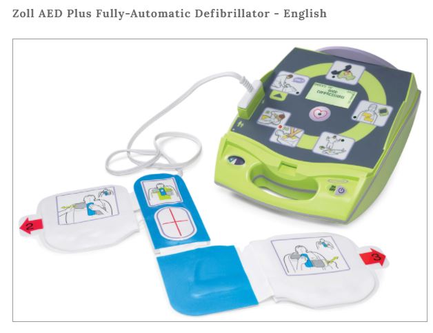 ZOLL AED PLUS FULLY AUTOMATIC DEFIBRILLATOR