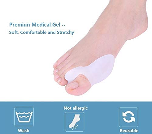 Silicone Gel Bunion Shield , toe separators (2/pk)