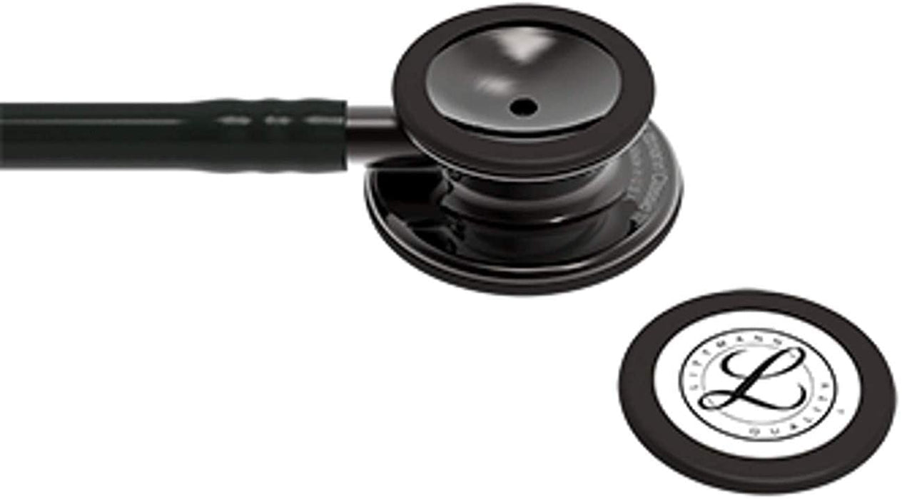 3M Littmann 5811 Classic III Stethoscope, Smoke-Finish Chestpiece, 27" Black Tube.