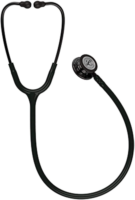 3M Littmann 5811 Classic III Stethoscope, Smoke-Finish Chestpiece, 27" Black Tube.