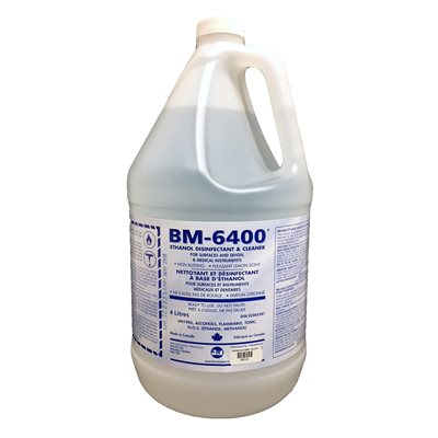 BM-6400 Ethanol Based Disinfectant/Sanitizing & Cleaner