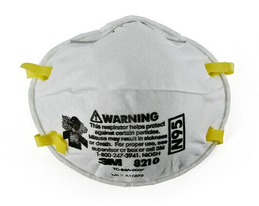 3M™ Particulate Respirator 8210, N95 Mask. Box of 20
