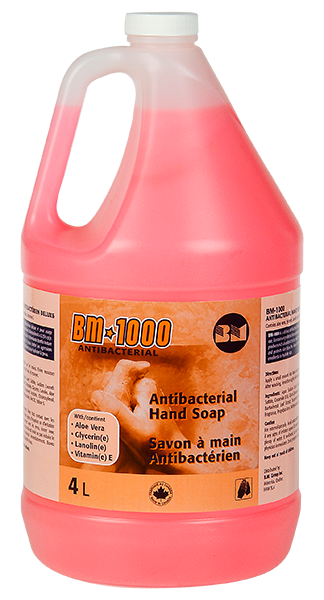 BM-1000 Antibacterial Hand Soap, 4L/Bottle