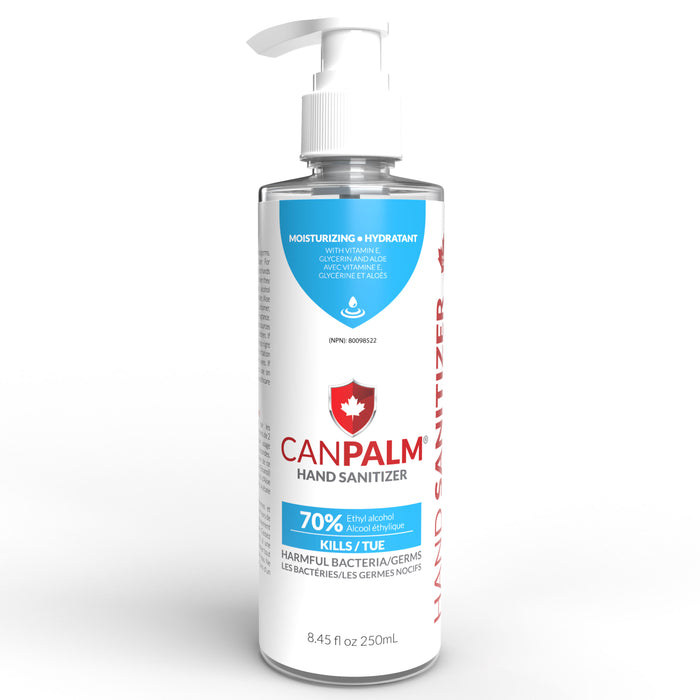 Canpalm hand sanitizer, 250ml, 25 units (boxed)