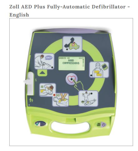 ZOLL AED PLUS FULLY AUTOMATIC DEFIBRILLATOR