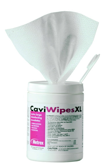 Caviwipe Surface Disinfectant Disposable Germicidal Cleaner & Healthcare Disinfecting/Sanitizer Wipes
