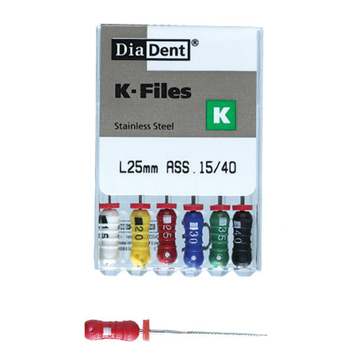 DiaDent K Files 25mm 6Files/box