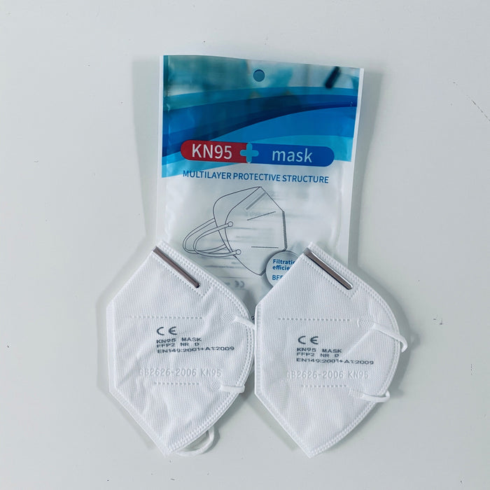 5 Bags of KN95 Filter Respiratory Protective Masks, 2 Masks/bag