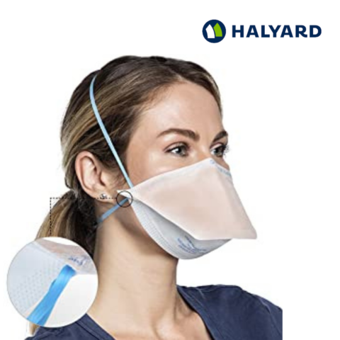 HALYARD FLUIDSHIELD 3 N95 Particulate Filter Respirator And Surgical Mask, 46767 (Box Of 35)