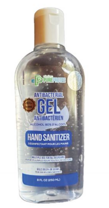 PurePROTEK Hand Sanitizer Gel 250ml/Bottle