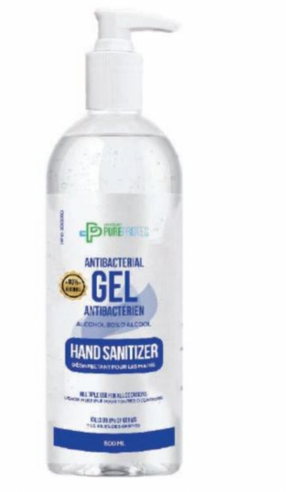 PurePROTEK Hand Sanitizer Gel 500ml/Bottle