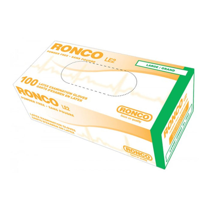 Ronco LE2 Latex Powder Free (4mil), Box of 100