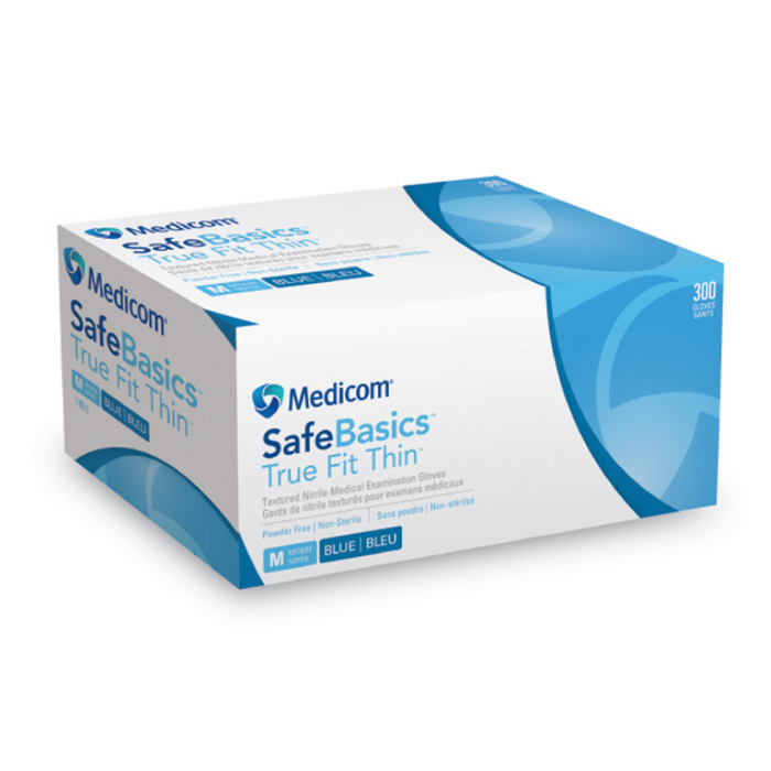 Medicom SafeBasics® True Fit Thin™ Nitrile Gloves - CASE (2,400 pieces)