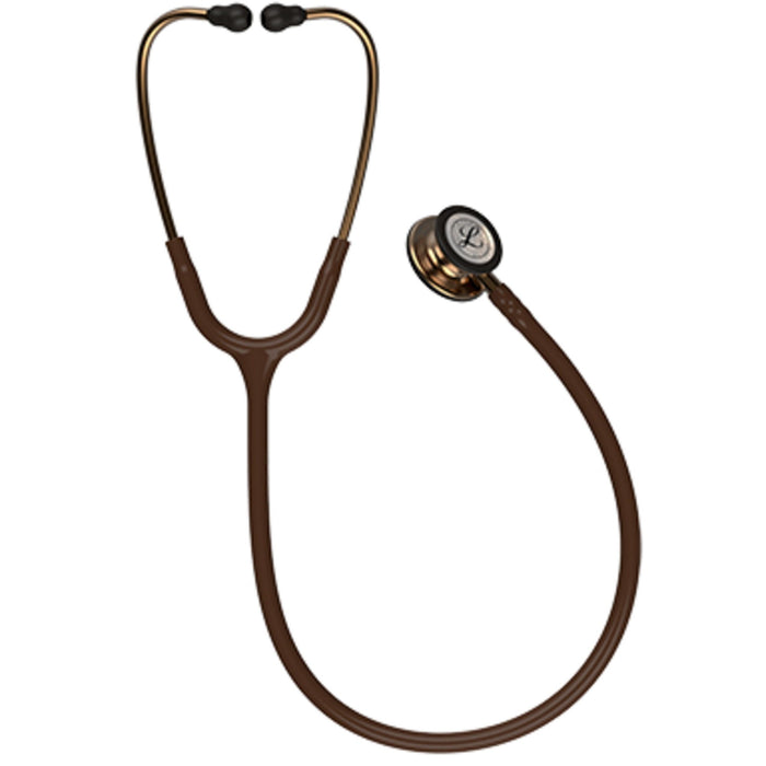 3M Littmann Classic III Stethoscope, Copper-Finish Chestpiece, Chocolate Tube, 27 inch, 5809