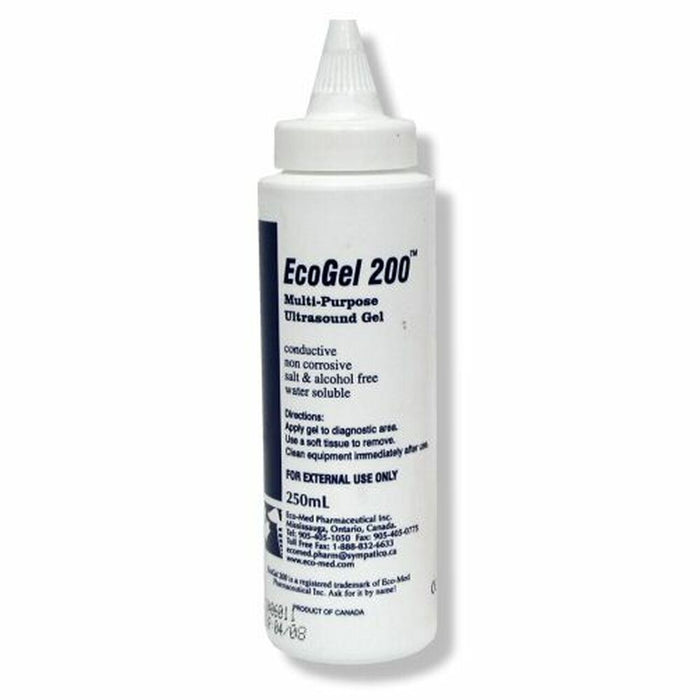 Ecogel EcoGel 200 Ultrasound Gel, Multipurpose, Blue 24 each/case — MEDLEE