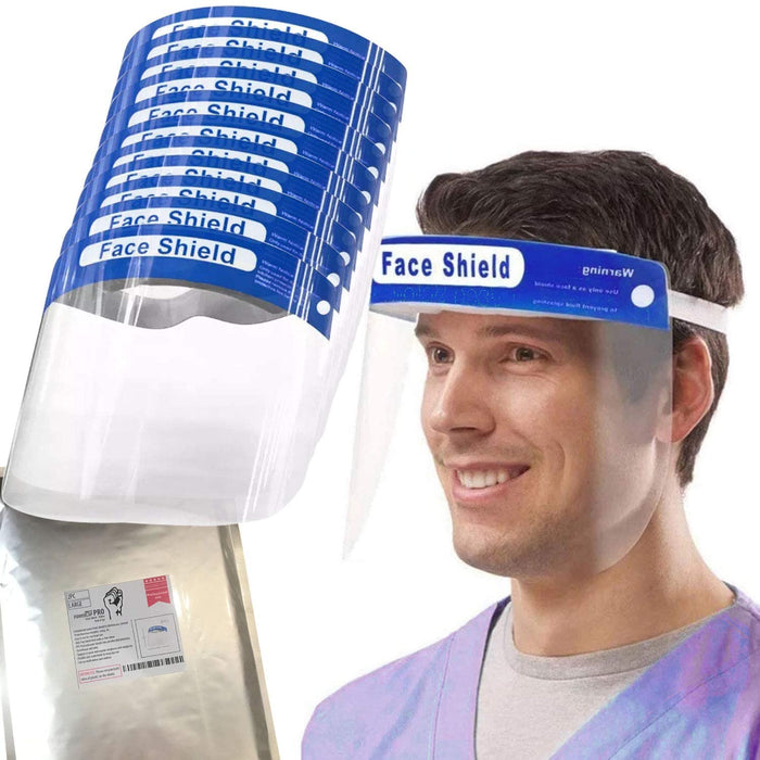 Face shields, 200 units (Boxed)