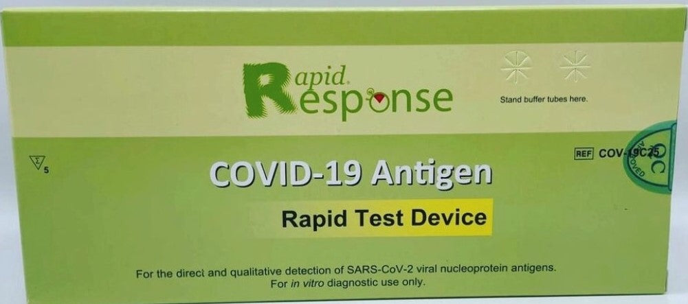 BTNX Covid-19 Antigen Rapid Test Device, Nasal/Nasopharyngeal Secreations-Individually packed test devices, 5 tests/pack