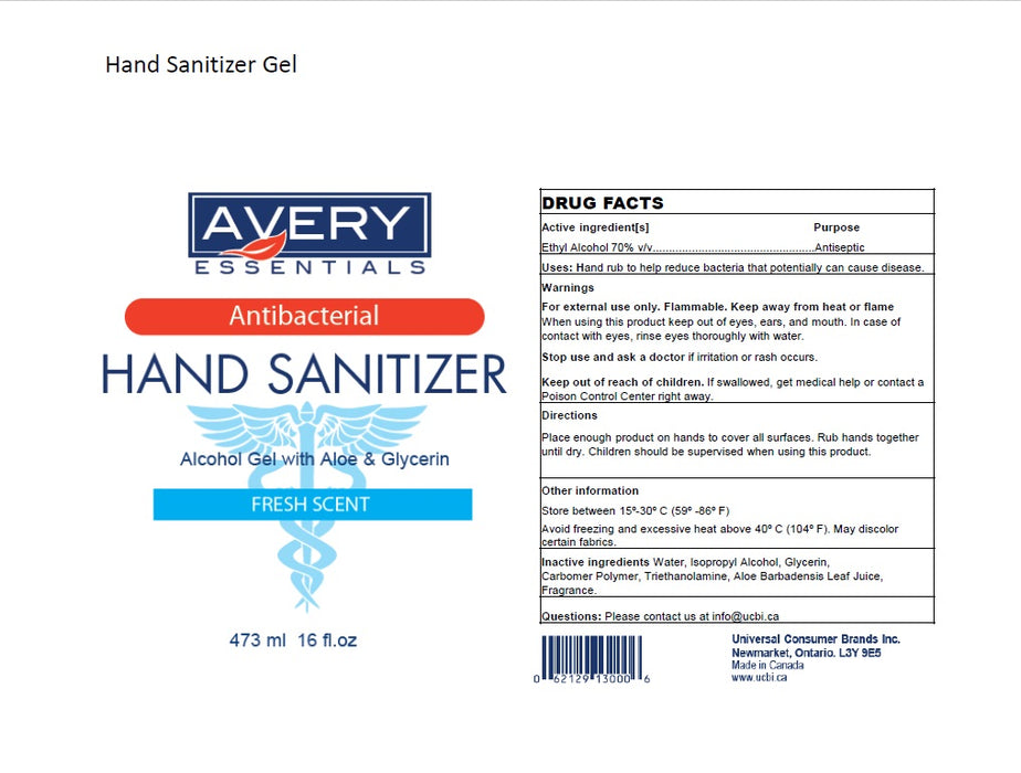 Avery Gel Hand Sanitizer-5 cases
