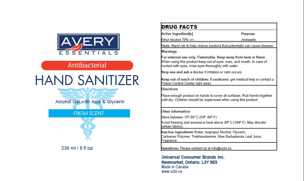 Avery Gel Hand Sanitizer-5 cases