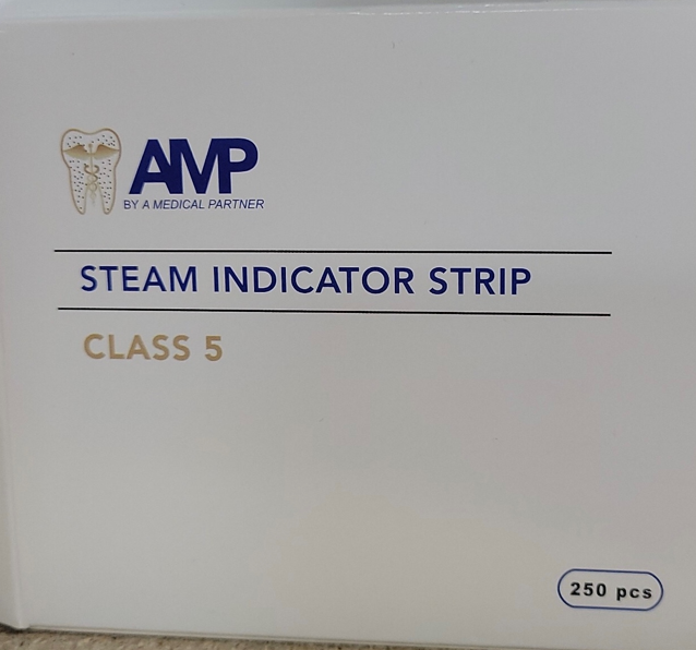 AMP Steam Sterilization Chemical indicator strip class 5