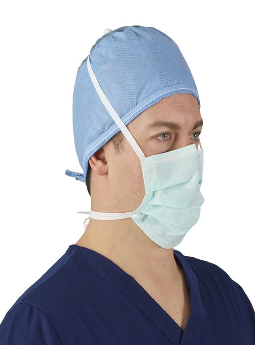 THE LITE ONE Surgical Mask, Pleat Style, with Ties. 50pcs/box, 6 boxes/case (CASE ONLY)