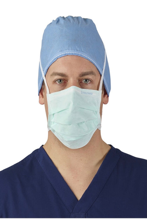 THE LITE ONE Surgical Mask, Pleat Style, with Ties. 50pcs/box, 6 boxes/case (CASE ONLY)