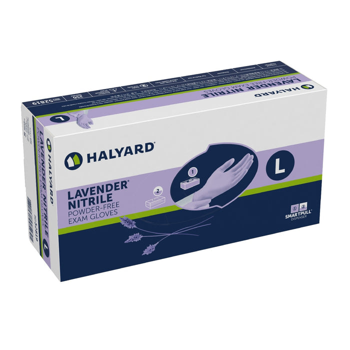 Halyard LAVENDER Nitrile Exam Glove, Box of 250