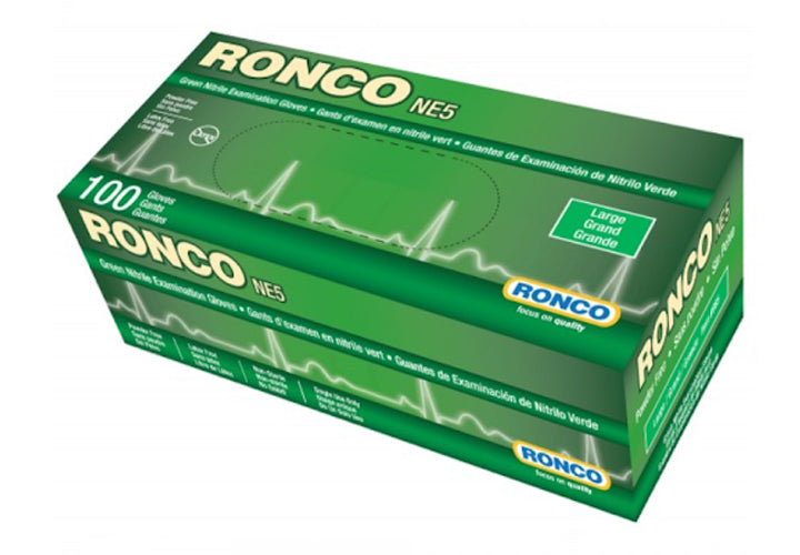 Ronco NE5 Nitrile Powder Free (5 mil), Box of 100/90