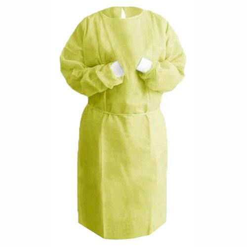Yellow Isolation Gown. 100 pieces/case